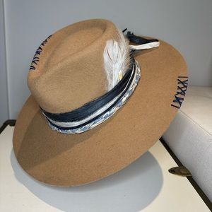 Wide Brim Wool Fedora Hat